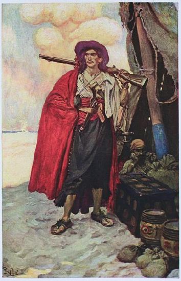 Howard Pyle The Buccaneer was a Picturesque Fellow